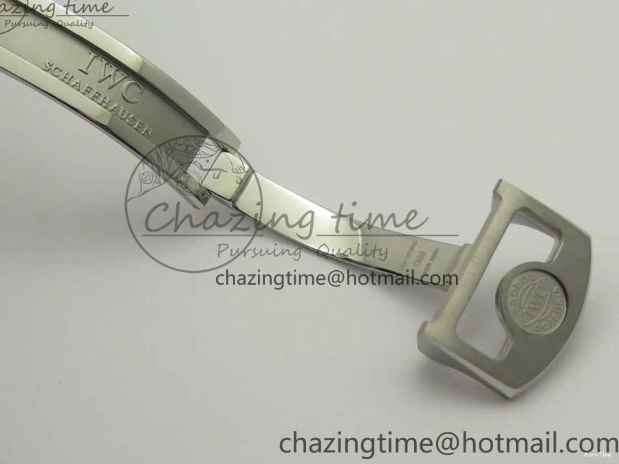 MIROTIME 0701 Lightweight Portuguese Tourbillon IW504602 SS ZF Best Edition Gray Dial on Brown Leather Strap 7177